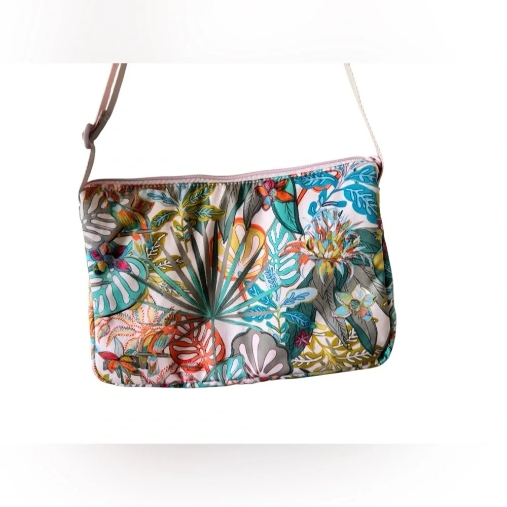 Vera Bradley • Utility Small Crossbody Bag/Recycled Cotton • Rain Forest Canopy